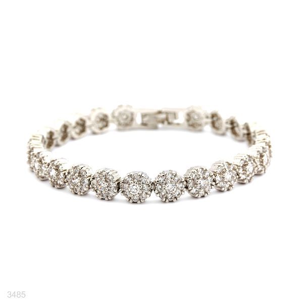 Ash Classic Tennis Armband - Silber