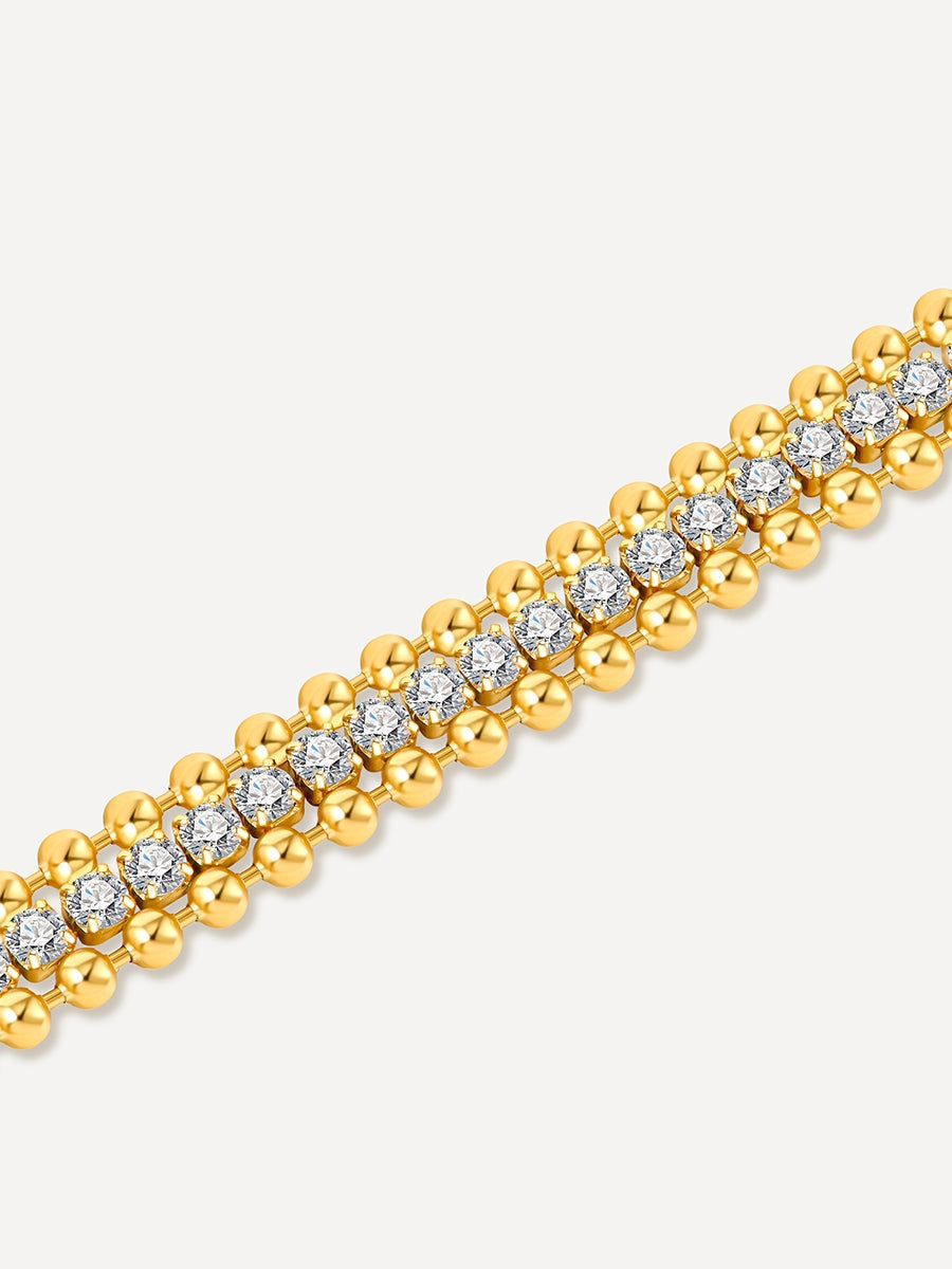 Amber Armband - Roségold