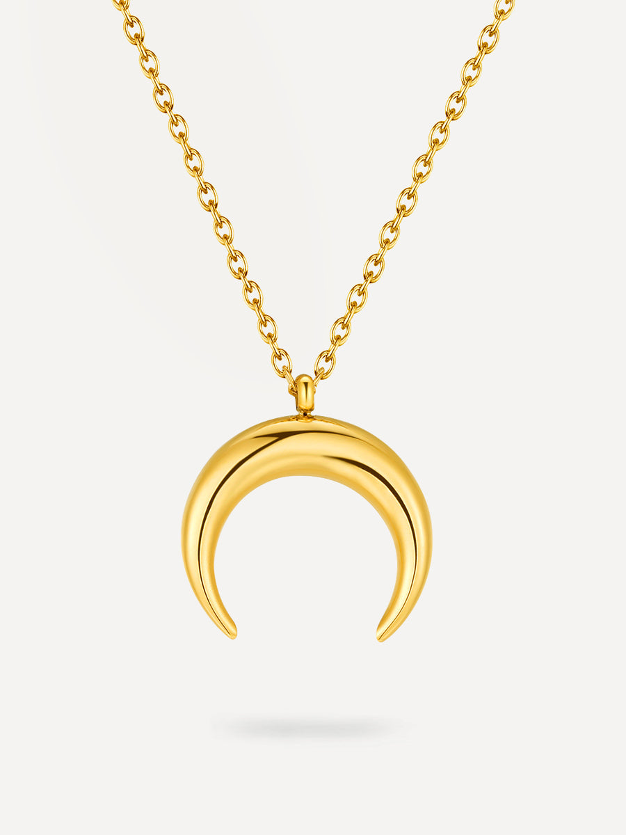 Coki Melli Halskette - Orange / Gold