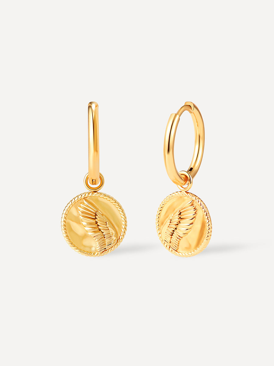 Amber Schmetterling Ohrringe - Diamant / Silber