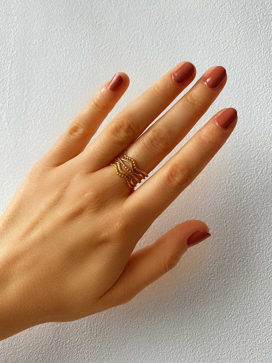 Abby Classic Ring - Gold