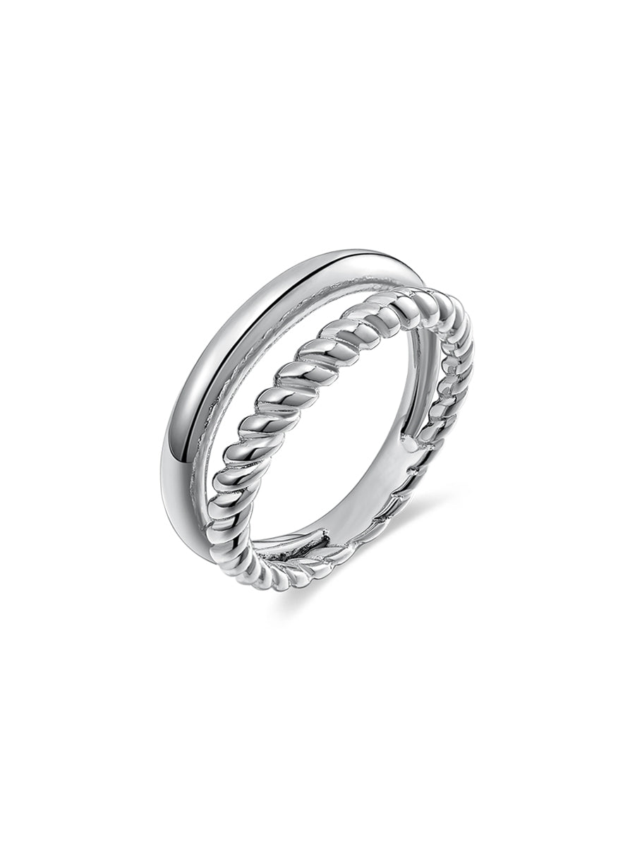 Abby Classic Ring - Silver