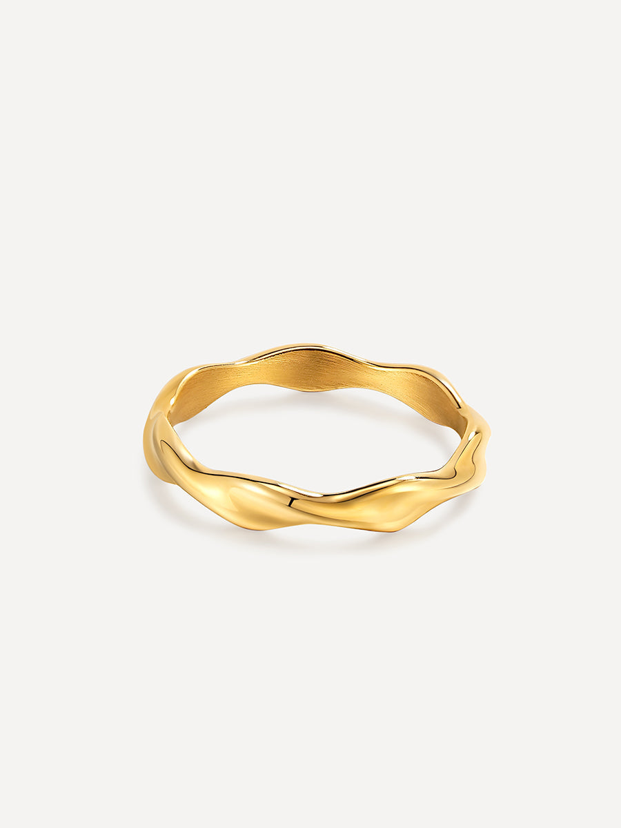 Amber Ring - Gold