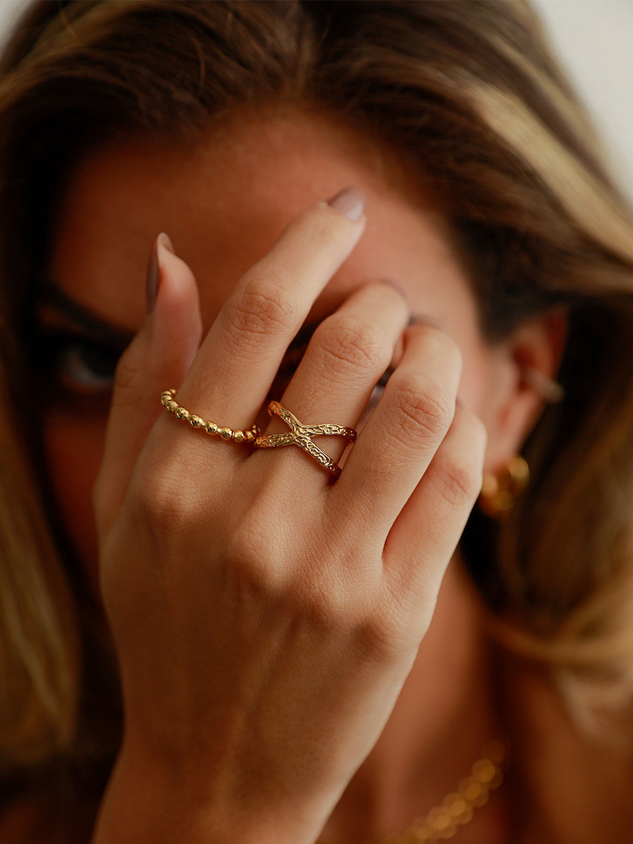 Coki Ohrringe - Diamant / Gold